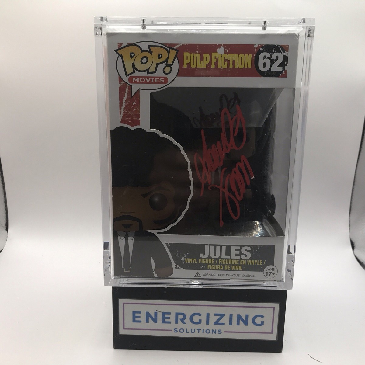 Funko Pop! Pulp Fiction Jules Signed Samuel L. Jackson #62