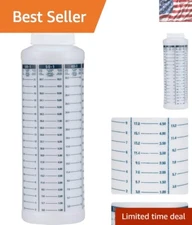 Efficient Wide-Mouth Fuel Mixing Bottle for 2-Cycle Engines - 0.95L Capacity