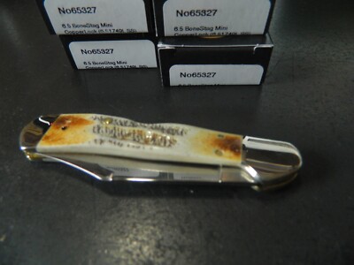 CASE XX MODEL# 65327 6.5 BONE STAG HANDLE MINI COPPERLOCK 3.63