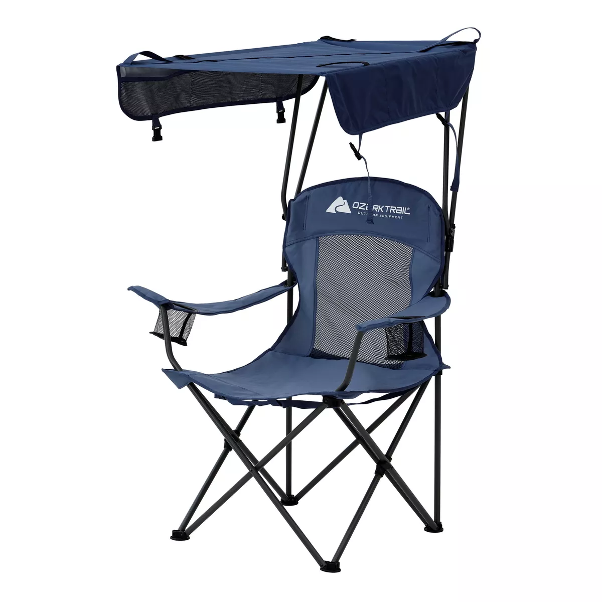Ozark Trail Sand Island Shaded Canopy Camping Chair with Cup