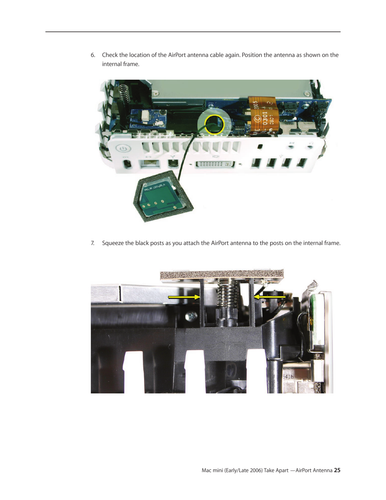 Apple Mac mini Early/Late 2006 Mid 2007 Technician Guide Service Manual - Picture 6 of 12