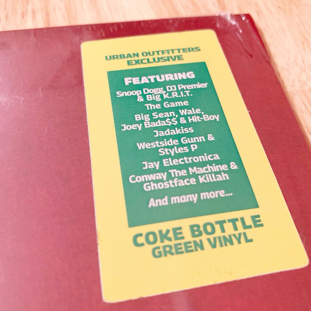 Russ 2 LP Chomp 2 Coke Bottle Green Vinyl Snoop Dogg Ghostface 