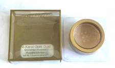 Jane Iredale 24 -KARAT GOLD DUST SHIMMER POWDER COLOR : GOLD . 06 OZ  NIB