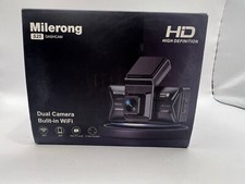 Milerong Dash Cam Front and Rear, Dash Camera for Cars Built-in WiFi, 32G Card