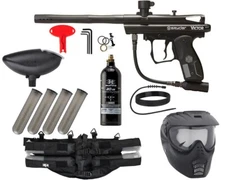 NEW Kingman Spyder Victor Epic Paintball Gun Package Kit - Diamond Black