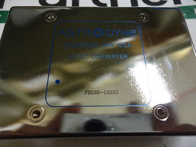 FDC60-12S33 Astrodyne 60W DC/DC Reg/ISO BRAND NEW!