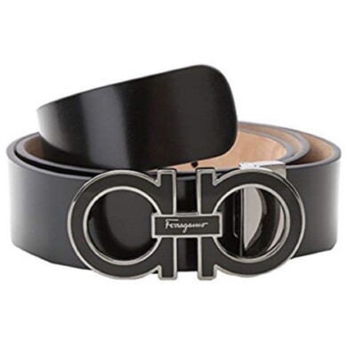 Salvatore Ferragamo black Leather belt Size 36 (90 cm) SP-67 Salvatore Ferragamo black Leather belt Size 36 (90 cm) SP-67