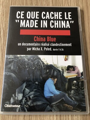 DOKUMENTARFILM CHINA BLUE CE QUE CACHE LE ''MADE IN CHINA'' DVD SELTEN FRANZÖSISCH