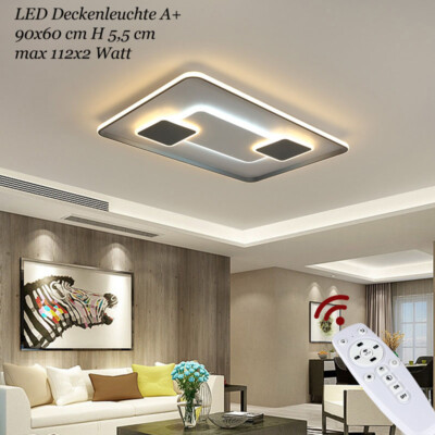 LED 899 Deckenleuchte Lichtfarbe und Helligkeit einstellbar Rahmen Kaltweiß A
