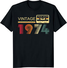 Vintage 1974 Theme For 50th Birthday Party Gift Unisex T-Shirt