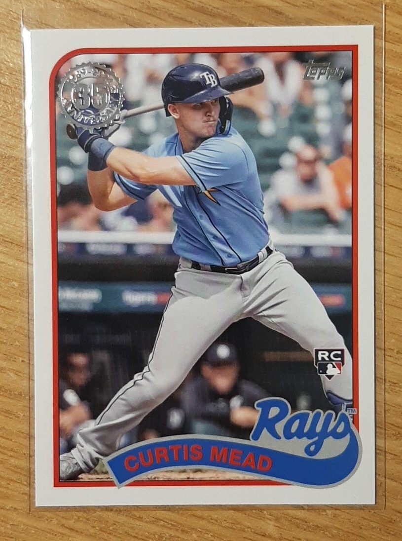 2024 TOPPS 1989 TOPPS CURTIS MEAD ROOKIE #85 TAMPA BAY RAYS