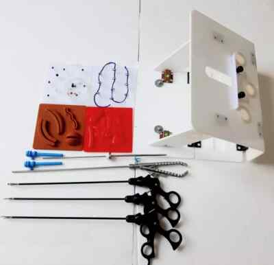 Laparoscopic Foldable Virtual Simulator Trainer Box Suture Training Kit Se