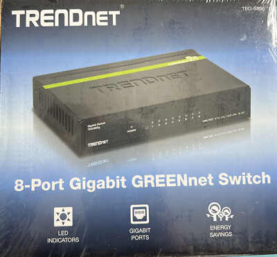 TRENDnet  TEG-S80g.  8-Port Gigabit Switch