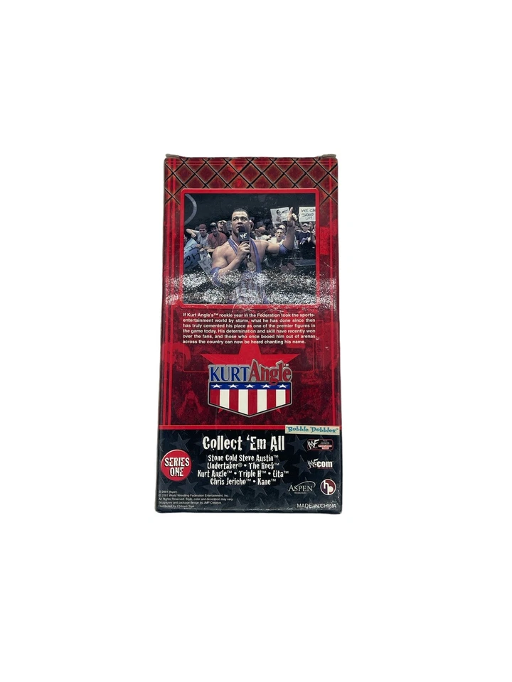 Kurt Angle Olympic ORO Medallist Rumble Heads Bobblehead WWE WWF Edición Coleccionista Foto 3 de 4