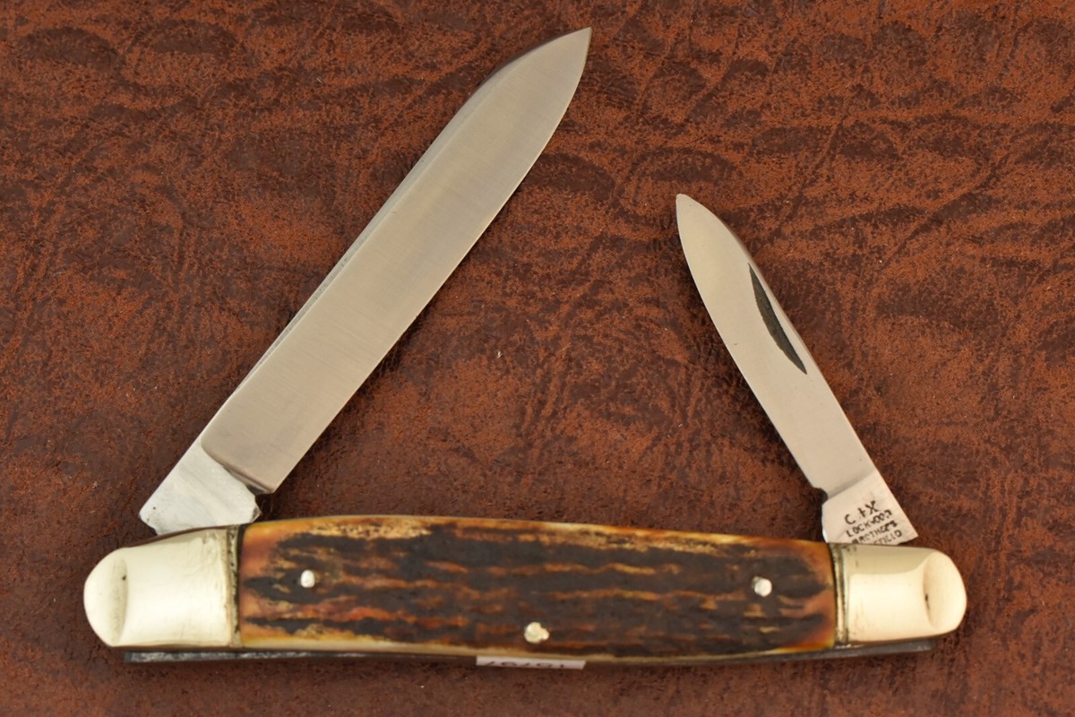 C + X LOCKWOOD BROTHERS 1798-c1933 SHEFFIELD STAG REAL PAMPA KNIFE