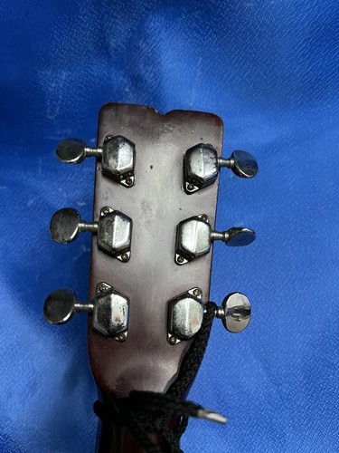 Vintage 1970's Fender F-35 Acoustic Guitar w/ Shoulder Strap And Carry Bag. Good - Picture 8 of 11