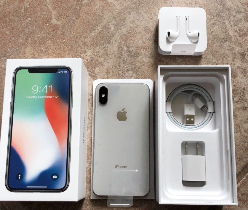 Apple iPhone X シルバー 256G Apple iPhone X - 256 GB - Silver (Unlocked) for sale online