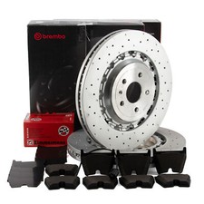 BREMBO Bremsscheiben Ø 370mm + Beläge Sensor für AUDI TTRS (FV) PR-1LU/1ZK vorne