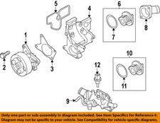 NISSAN OEM 07-25 Kicks Cooling Water Pump-Thermostat Hsng Gasket 13050ET00B
