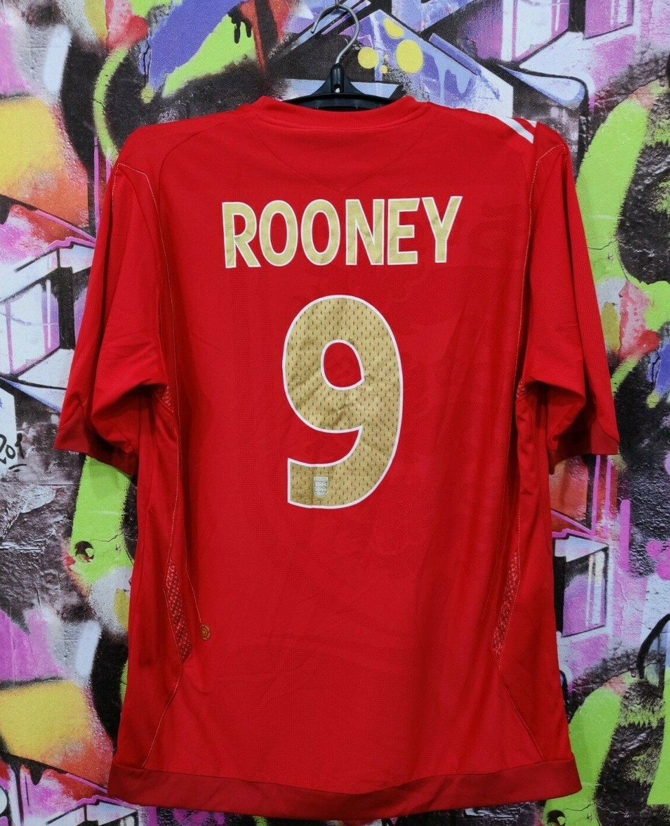 イングランド代表 Rooney シャツ RARE England 2010-2012 away football national team #10