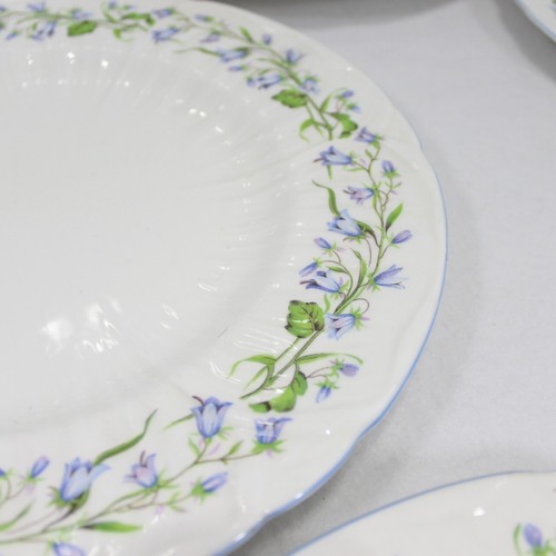 Juego de 5 platos de cena de adelfa Shelley England Harebell de 10,75" porcelana de hueso fino - Imagen 5 de 12