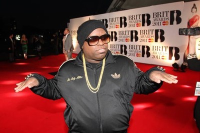 CeeLo Green attends the red carpet during The BRIT Awards 2011 at - Old Photo 5