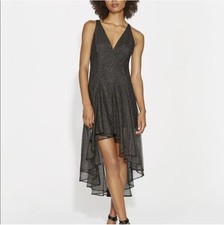 Halston Heritage Sexy Sleeveless Black Dress