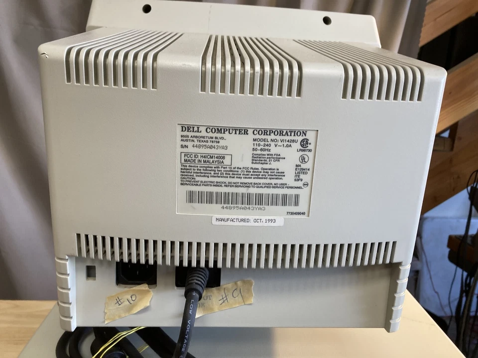 PC Dell Dimension 433SV Windows 95 con disco duro Vi1482U CRT 516 MB 3 MB de RAM defectuoso CMOS Foto 2 de 4