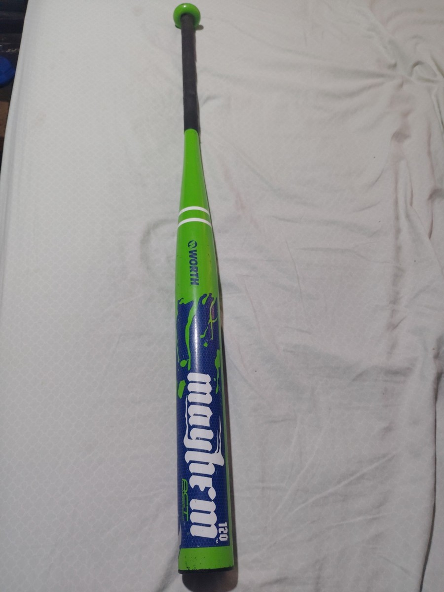 USSSA SOFTBALL BAT. Worth Mayhem 120 OG Booger 27oz. Less Than 30
