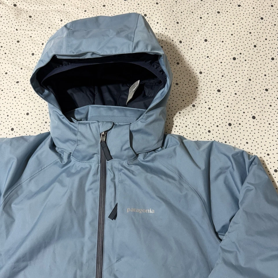 Patagonia Snowshot Ski Jacket Boys XL (14) Blue H2NO Insulated Coat Parka - Image 2 of 4