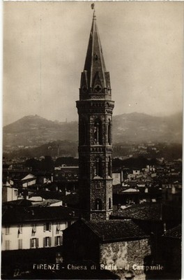 CPA FIRENZE Chiesa di Badia Il Campanile ITALIEN (502283)