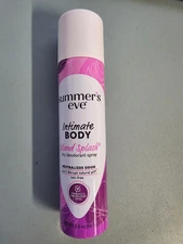 2 PACK Summers Eve Island Splash Daily Refreshing Feminine Deodorant Spray 2 oz