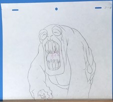 Real Ghostbusters Original Animation Production Art Drawing DIC Entertainment