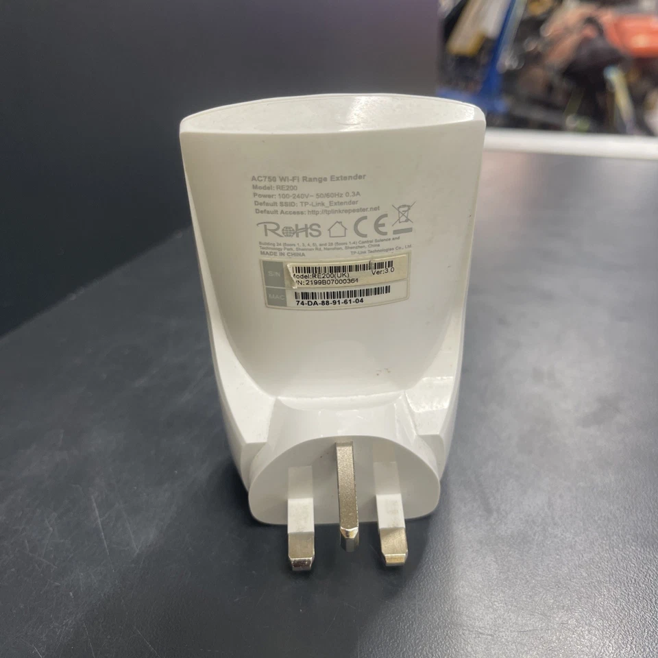 TP-Link RE200 AC750 Wireless Dual Band WiFi Range Extender, Repeater, Booster - Image 2 of 3