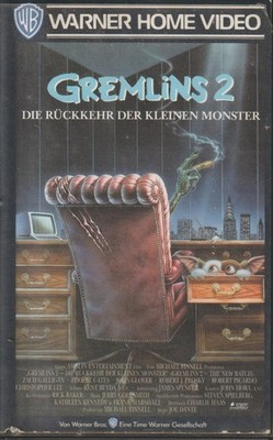 Gremlins 2 - Warner - Grossbox - Original VHS Verleihversion  Topzustand