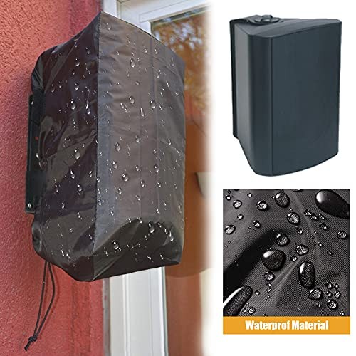 Outdoor Speaker Cover 2 Pack Bags Waterproof Wall Mounted Speaker 2pack - Picture 5 of 8