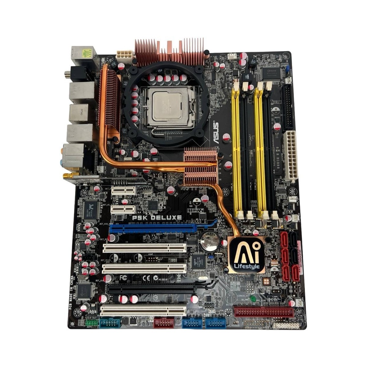 ASUS P5K Deluxe LGA 775 Intel X3330 Xeon w/ I/O Shield Tested