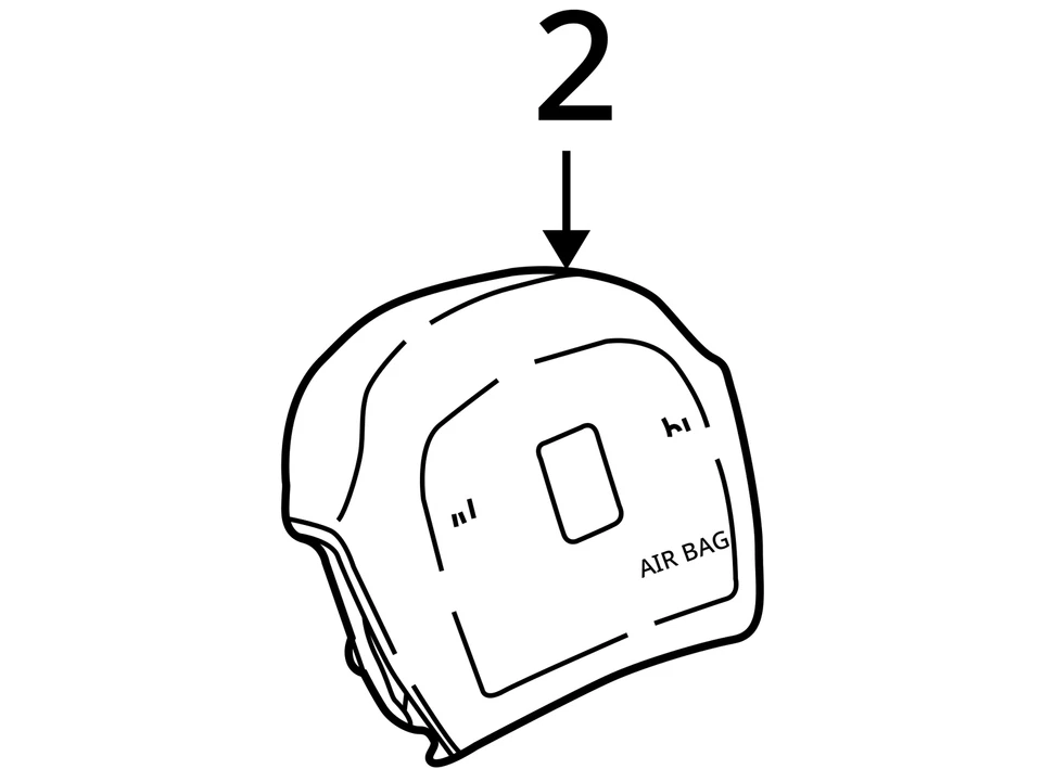Air Bag Driver Wheel Fits 06-07 VUE 104829333 Foto 4 de 4