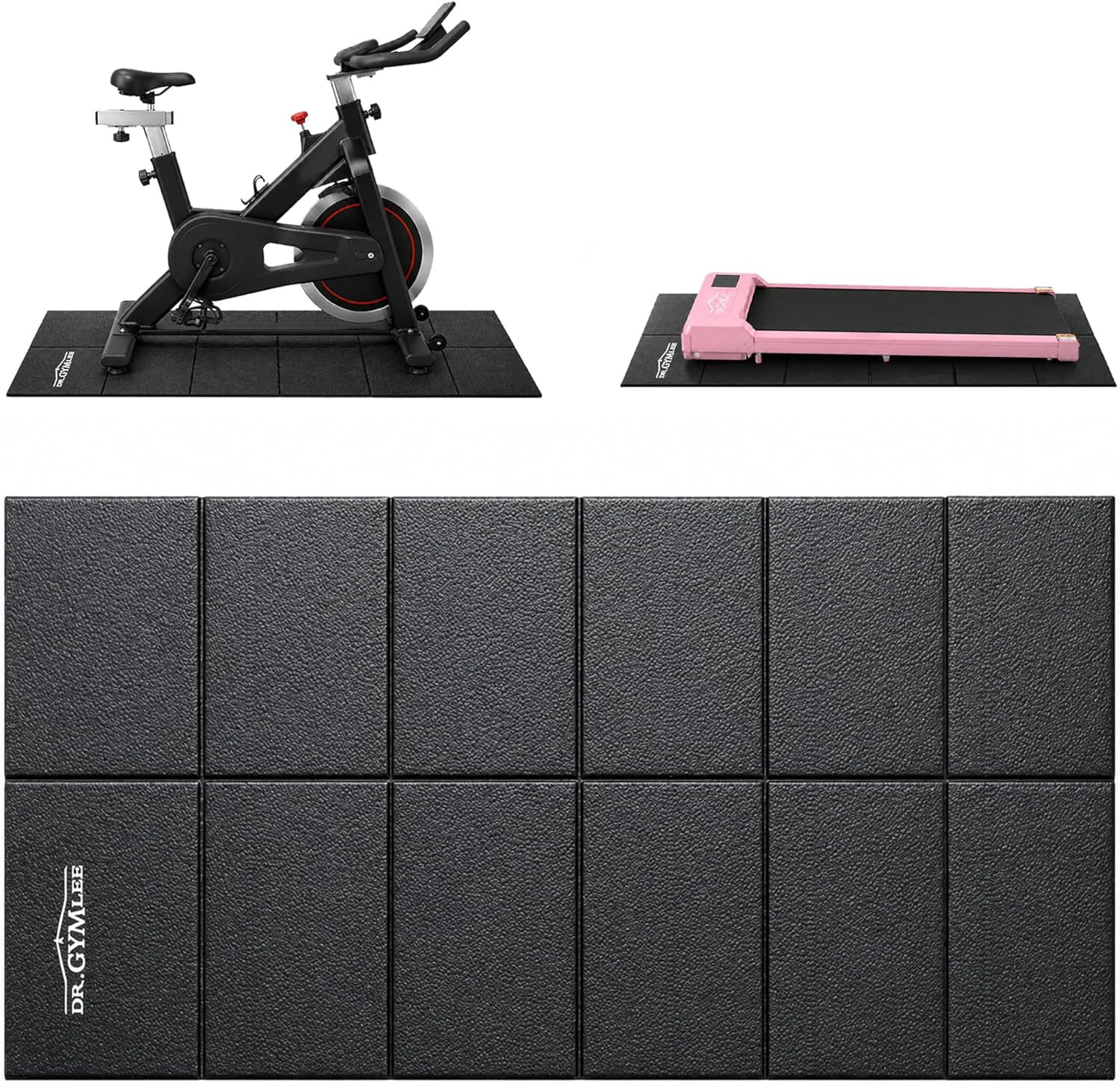 Tappetino Walking Pad E Tapis Roulant, Protezione Antiscivolo E Assorbimento Rum