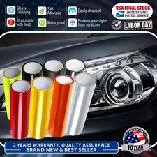 For Motorcycle Headlight Taillight Fog Light Tint Film Robust Weather Resistance