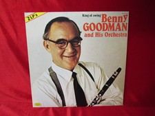 Vintage Benny Goodman " King of Swing " two LP Set. Pre-Owned.