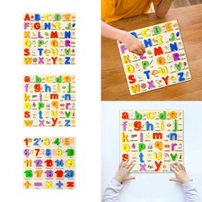 Wooden Puzzle Learning Educational Toys Fine Motor Skill Interactive Building