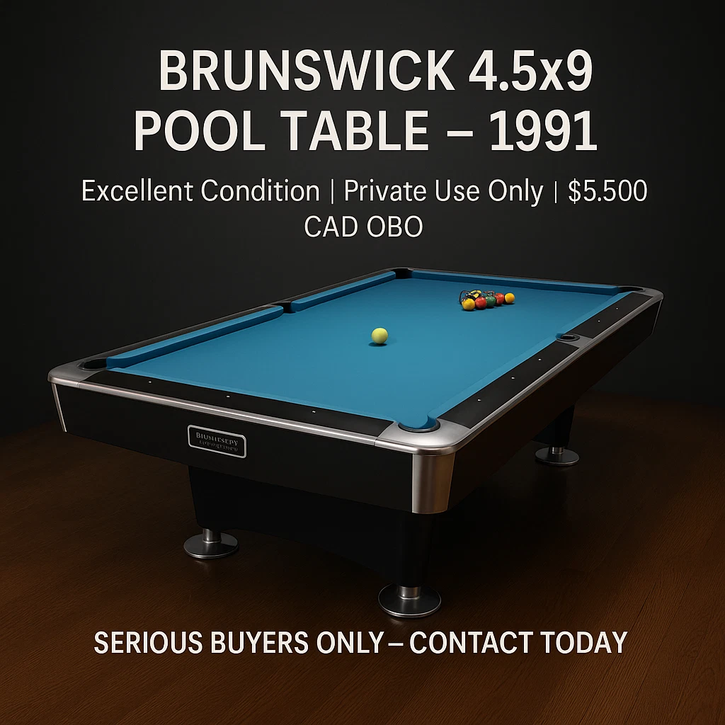 ビリヤード Brunswick goldcrown3 中古】ブランズウィック ゴールドクラウン3 GCⅢ｜淡路亭渡辺商店