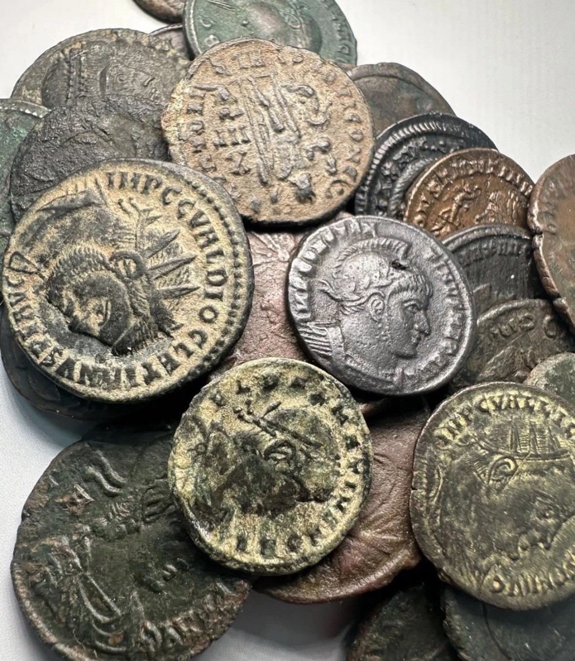 Genuine Nice Quality Roman Bronze Coins, VG+-VF quality