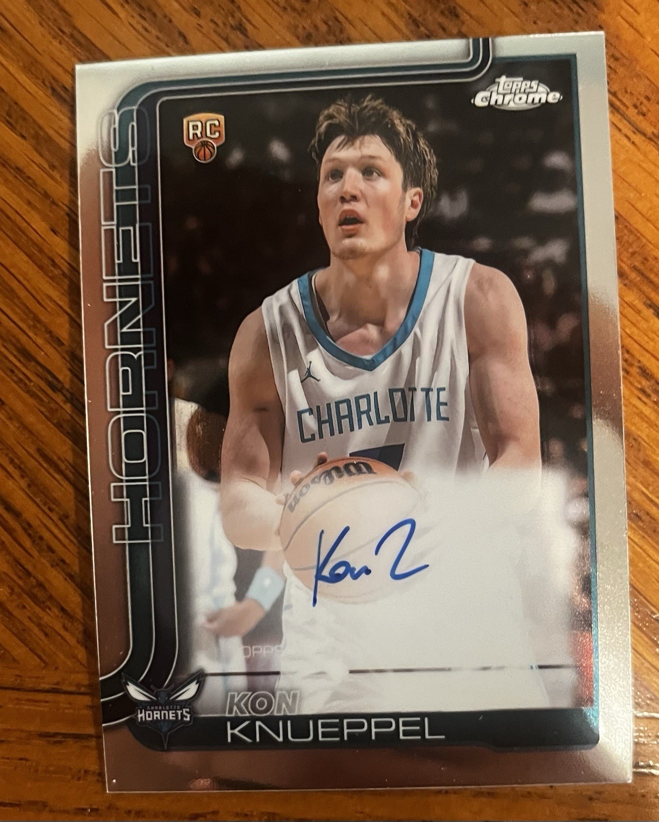 2025-26 Topps Chrome Kon Knueppel Rookie Autograph TCAR-KK