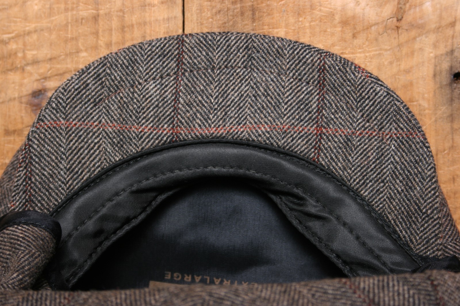 PENDLETON Herringbone Wool Newsboy Flat Cap w/Ear… - image 7