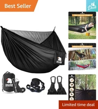 Lightweight Camping Hammock - Supports 772 lbs, Ideal for Outdoor Adventures