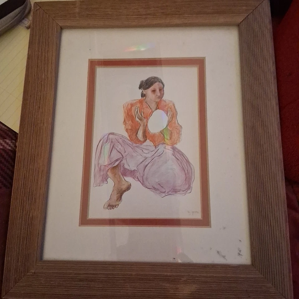 "Bread Maker" Por: R.C. Arte para colgar en pared con estampado enmarcado firmado por Gorman Foto 2 de 4