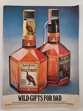 1981 Wild Turkey Vintage Magazine Print Ad - Austin Nichols Bourbon Whiskey