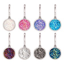 HEYGOO 8 Pack Bright Colors Replacement Bling Zipper Pulls, Bling Charms for ...